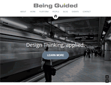 Tablet Screenshot of beingguided.com